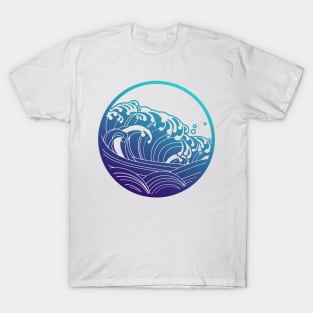 Japwave ocean blue T-Shirt